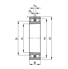 ALS NN3028-AS-K-M-SP, (j) DIN 5412-4 ˜ʵҪߴ, ǶλS, pFF 1:12 ɷx, ּpСď(ni)϶ƹ