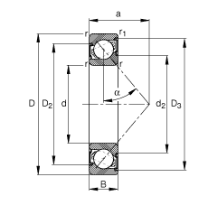 ǽ|S 7302-B-2RS-TVP, (j) DIN 628-1 ˜ʵҪߴ磬|  = 40ɂ(c)ܷ