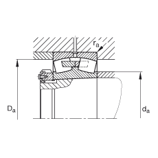 {(dio)ĝLS 239/850-K-MB, (j) DIN 635-2 ˜ʵҪߴ, FףF 1:12